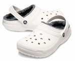Crocs Sandale Classic Lined Clog (mit innenfutter) weiss - 1 Paar