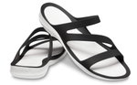 Crocs Sandale Swiftwater weiss/schwarz Damen