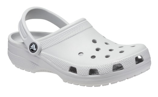 Crocs Sandale Classic Clog hellgrau Damen