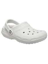 Crocs Sandale Classic Lined Clog (mit Innenfutter) beige/weiss - 1 Paar