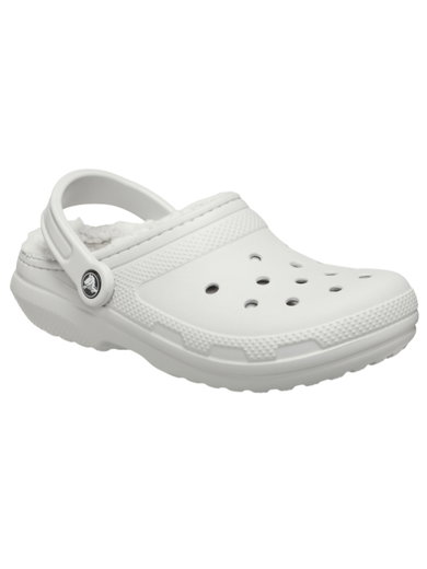 Crocs Sandale Classic Lined Clog (mit Innenfutter) beige/weiss - 1 Paar