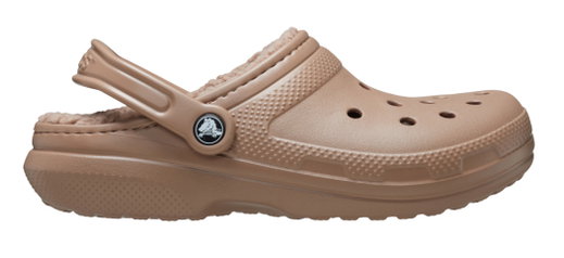 Crocs Sandale Classic Lined Clog (mit Innenfutter) braun - 1 Paar