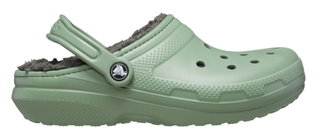 Crocs Sandale Classic Lined Clog (mit Innenfutter) grün - 1 Paar