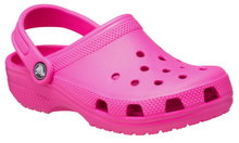 Klapki Crocs Classic Clog K różowe dla dziewczynek