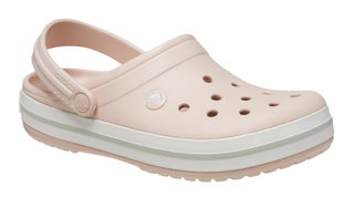 Crocs Sandale Crocband Clog pink/weiss Damen