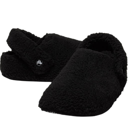 Crocs Hausschuhe Classic Cozzzy Slipper (Kunstfell, warm) schwarz - 1 Paar