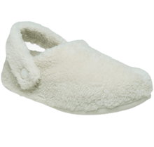 Crocs Hausschuhe Classic Cozzzy Slipper (Kunstfell, warm) naturweiss - 1 Paar