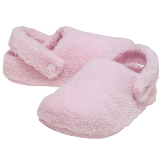 Crocs Hausschuhe Classic Cozzzy Slipper (Kunstfell, warm) pink - 1 Paar