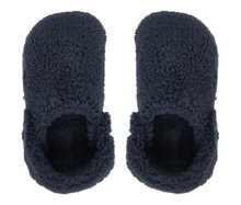 Crocs kapcie Classic Cozzzy Slipper (sztuczne futro, ciepłe) granatowe dzieci - 1 para