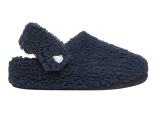 Crocs Classic Cozzzy Slippers (faux fur, warm) navy blue children - 1 pair