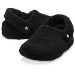 Crocs Classic Cozzzy Slippers (Faux Fur, Warm) Black Toddler - 1 Pair