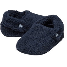 Crocs kapcie Classic Cozzzy (sztuczne futro, ciepłe) granatowe dla małych dzieci - 1 para