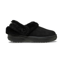 Crocs Slippers Unfurgtble Vegan Suede Clog (Sandal, Faux Suede, with Lining) black