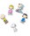 Crocs Jibbitz Peanuts Friends - 5 Stück