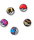 Crocs Jibbitz Poke Ball - 5 Stück