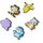 Crocs Jibbitz Pokémon Variety - 5 pieces