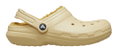 Crocs Sandale Classic Lined Clog (mit Innenfutter) hellbraun - 1 Paar