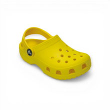 Crocs Sandale Classic Clog K zitronengelb Kinder