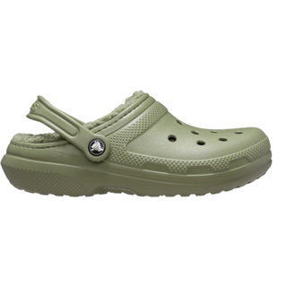 Crocs Sandale Classic Lined Clog (mit Innenfutter) grün