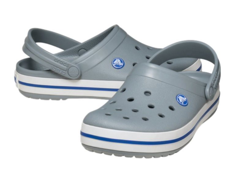 Crocs Sandale Crocband Clog grau -