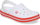 Crocs Sandale Crocband Clog weiss/rot