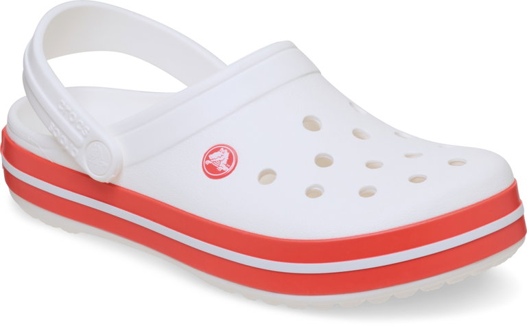 Crocs Sandal Crocband Clog white/red