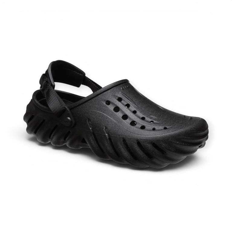 Crocs Sandale Echo Clog schwarz