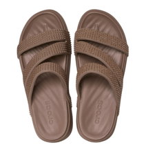 Crocs Sandale Getaway Gems Triangle braun - Damen