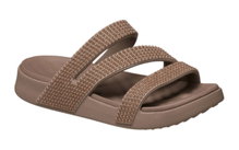 Crocs Sandale Getaway Gems Triangle braun - Damen