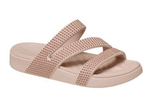 Crocs Sandale Getaway Gems Strappy Quartz hellbraun - Damen