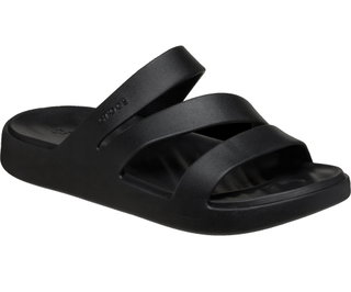 Crocs Sandal Getaway Strappy (lightweight, seamless, flexible) black Women