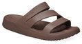 Crocs Sandale Getaway Strappy (leichtes, nahtlos, flexibel) braun Damen