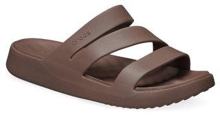 Crocs Getaway Strappy Sandals (lightweight, seamless, flexible) brown ladies