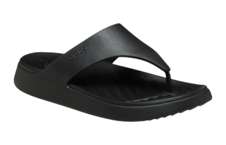 Crocs Getaway Triangle Flip Flops black - Ladies