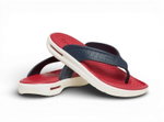 Crocs Sandale InMotion LiteRide Flip navy/rot/weiss