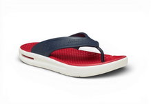 Crocs Sandale InMotion LiteRide Flip navy/rot/weiss