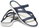 Crocs Sandale Swiftwater navyblau/weiss Damen - 1 Paar