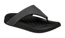 Crocs Zehensandale Getaway Gems Triangle Flip schwarz - Damen