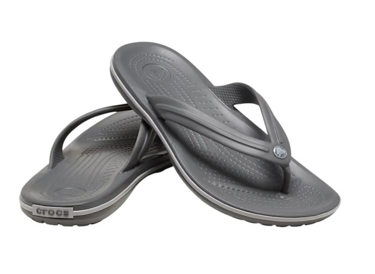 Crocs Zehensandalen Crocband Flip slategrau - 1 Paar