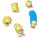 Crocs Jibbitz The Simpsons - 5 Stück