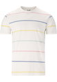 Cruz Freizeit-Tshirt Austin Striped (Baumwolle) weiss Herren