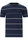 Cruz Freizeit-Tshirt Austin Striped (Baumwolle) navyblau Herren