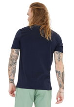 Cruz Freizeit-Tshirt Desmond (Baumwolle) blau Herren