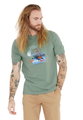 Cruz Freizeit-Tshirt Desmond (Baumwolle) grün Herren