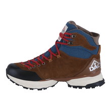 Dachstein Wanderschuhe Wildspitze GTX 1925 (Veloursleder, wasserdicht) braun/blau Herren
