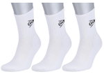 Dunlop Tennissocken Crew Herren weiss - 3 Paar