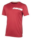 Dunlop Tennis-Tshirt Club Crew (100% Polyester) rot Herren