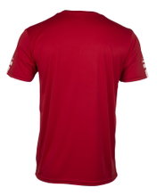 Dunlop Tennis T-shirt Club Crew (100% Polyester) red Men