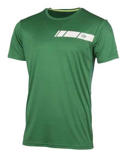 Dunlop Tennis-Tshirt Club Crew (100% Polyester) grün Herren