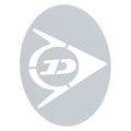 Dunlop Logoschablone für Squashsaite/Squashschläger transparent - 1 Stück